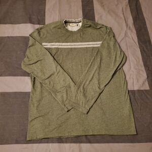 G.H. Bass And Co Size XL Green Cotton Polyester Longsleeve Shirt